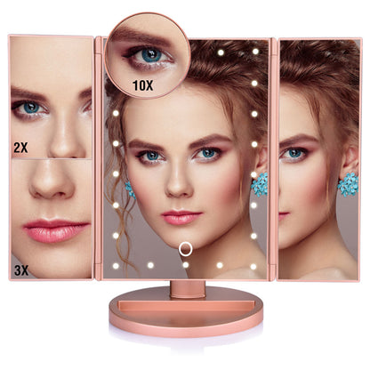 Specchio per il trucco illuminato